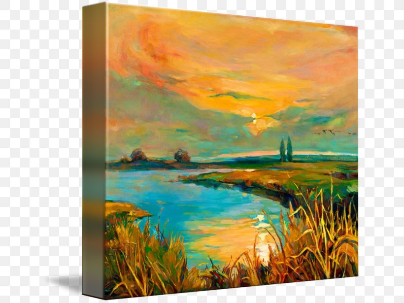 Oil Painting Summer Landscape Canvas, PNG, 650x615px, Painting, Acrylic Paint, Art, Artwork, Canvas Download Free