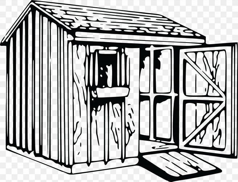The Thrifty Shed Flea Market Building Clip Art, PNG, 4000x3063px, Shed, Architecture, Area, Black, Black And White Download Free