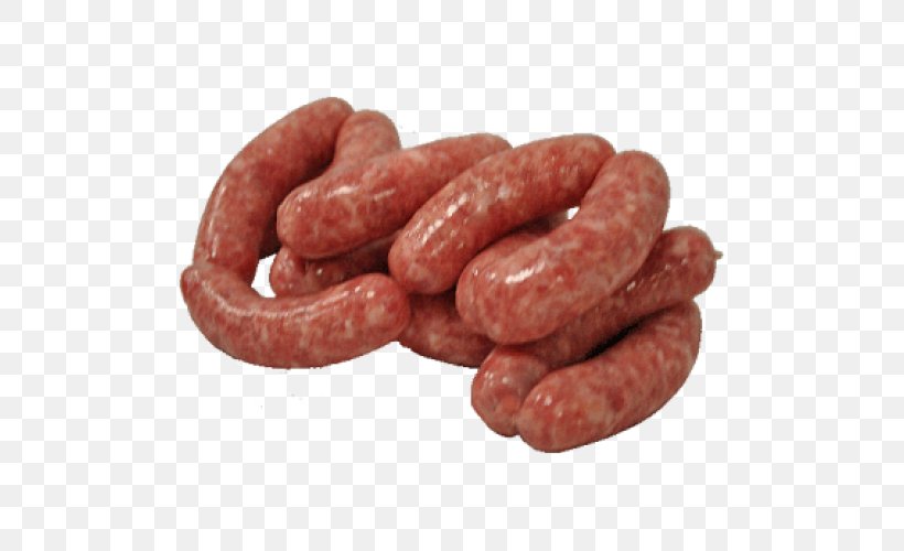 Bratwurst Chipolata Breakfast Sausage Frankfurter Würstchen Salami, PNG, 500x500px, Bratwurst, Andouille, Animal Source Foods, Beef, Bockwurst Download Free