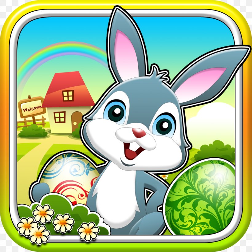 Hare Domestic Rabbit Easter Bunny Pet, PNG, 1024x1024px, Hare, Animal, Awareness, Cartoon, Coasters Download Free