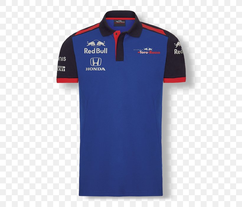 Scuderia Toro Rosso T-shirt Formula 1 Polo Shirt スクーデリア, PNG, 700x700px, Scuderia Toro Rosso, Active Shirt, Auto Racing, Blue, Brand Download Free