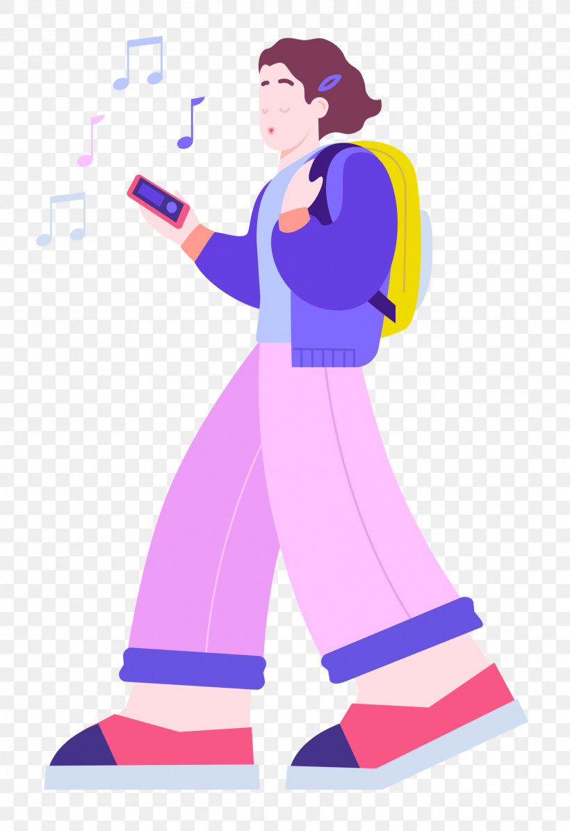 Listening Music, PNG, 1715x2500px, Listening Music, Cartoon, Character, Clothing, Geometry Download Free