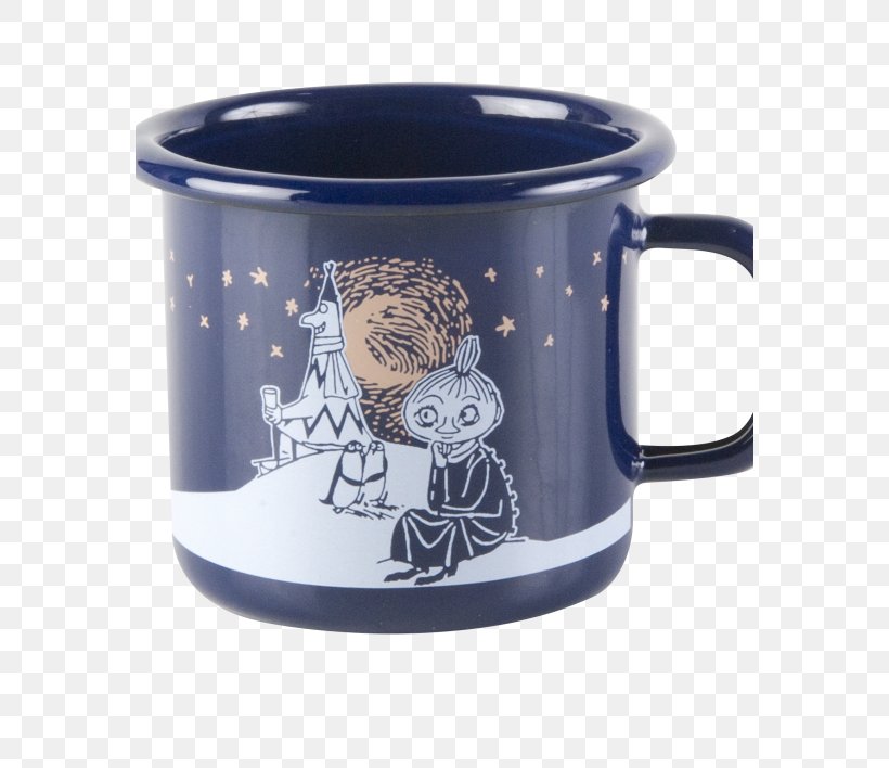 Moominland Midwinter Moomintroll Moominvalley Moomins Mug, PNG, 570x708px, Moominland Midwinter, Ceramic, Cobalt Blue, Coffee Cup, Cup Download Free
