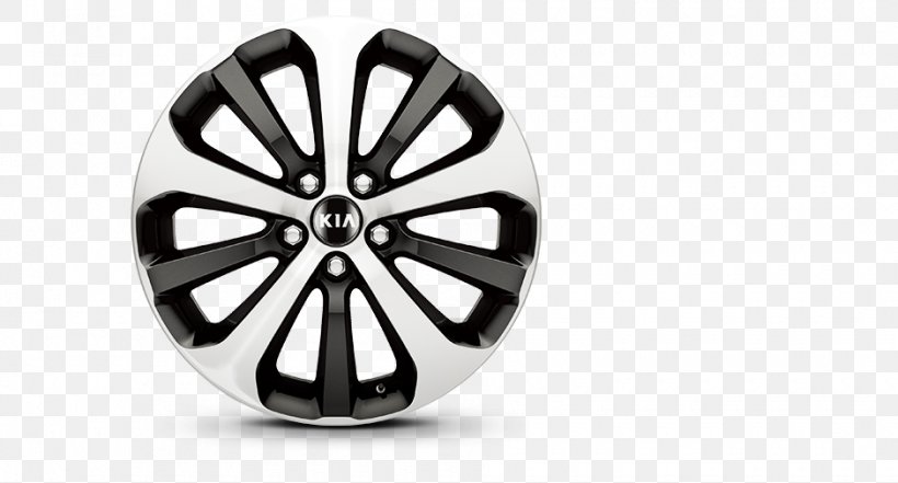 Alloy Wheel Kia Motors Kia Carens, PNG, 940x506px, Alloy Wheel, Auto Part, Automotive Tire, Automotive Wheel System, Black And White Download Free