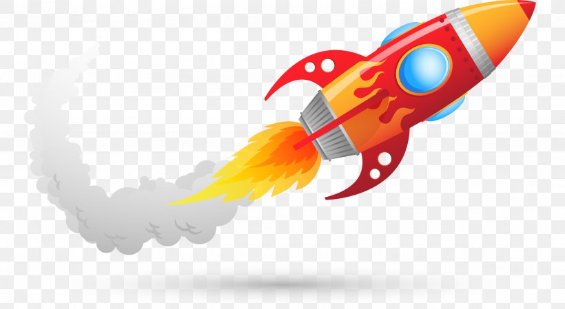 Flight Rocket Clip Art, PNG, 3651x2000px, Flight, Beak, Bottle Rocket, Orange, Rocket Download Free