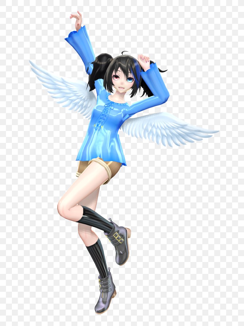MikuMikuDance Hatsune Miku Vocaloid Clothing Angel, PNG, 730x1095px, Mikumikudance, Angel, Clothing, Costume, Dancer Download Free