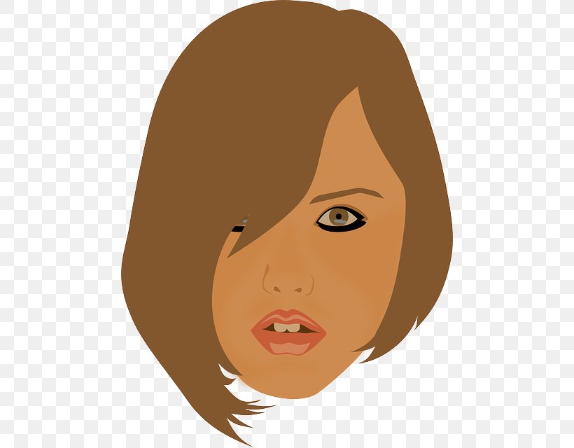 Clip Art Vector Graphics Image Drawing, PNG, 474x640px, Drawing, Art, Black Hair, Bob Cut, Brown Download Free