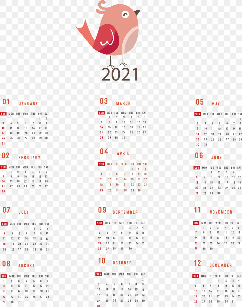 Printable 2021 Yearly Calendar 2021 Yearly Calendar, PNG, 2366x3000px, 2021 Yearly Calendar, Calendar System, Meter Download Free