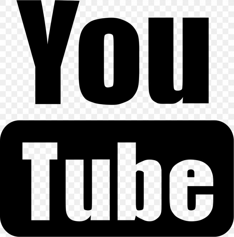 YouTube Logo Video Black And White, PNG, 981x996px, Youtube, Area, Black And White, Brand, Internet Download Free