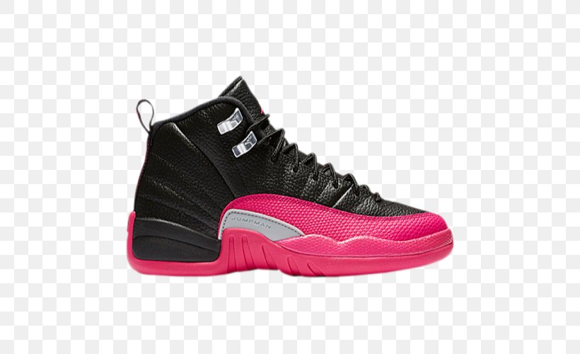 Air Jordan Retro XII Sports Shoes Basketball Shoe, PNG, 500x500px, Watercolor, Cartoon, Flower, Frame, Heart Download Free