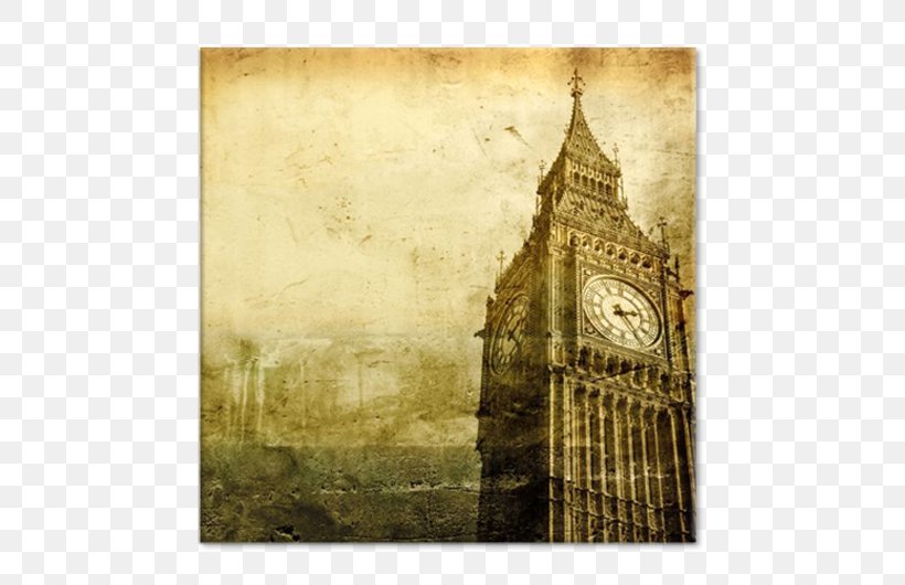 Big Ben Westminster Bridge Painting Tower Stock Photography, PNG, 750x530px, Big Ben, Fototapeta, Landmark, London, Painting Download Free