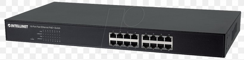 Network Switch Gigabit Ethernet Power Over Ethernet Ethernet Hub, PNG, 1200x297px, Network Switch, Audio Receiver, Computer Accessory, Electronic Device, Electronics Accessory Download Free