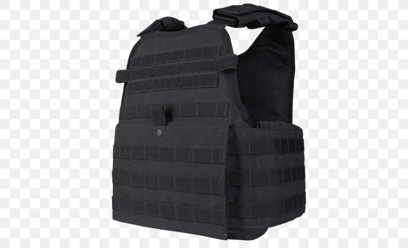 Soldier Plate Carrier System MOLLE Military Bullet Proof Vests Personal Protective Equipment, PNG, 500x500px, Soldier Plate Carrier System, Black, Body Armor, Bullet Proof Vests, Gilets Download Free