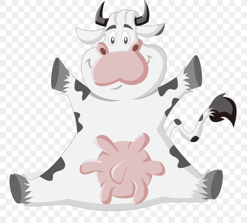 Cattle Cartoon Clip Art, PNG, 757x741px, Cattle, Animation, Cartoon, Dairy Cattle, Dessin Animxe9 Download Free
