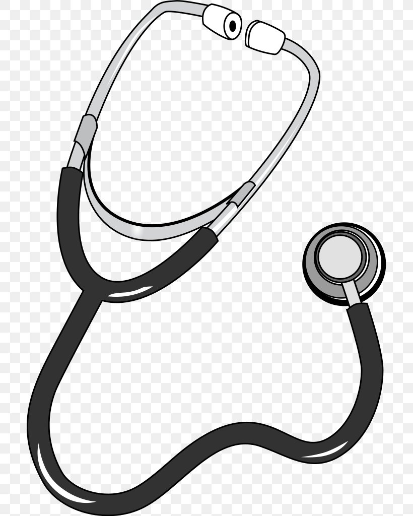Stethoscope Medicine Physician Clip Art, PNG, 714x1024px, Stethoscope, Black And White, Cardiology, Child, Coloring Book Download Free