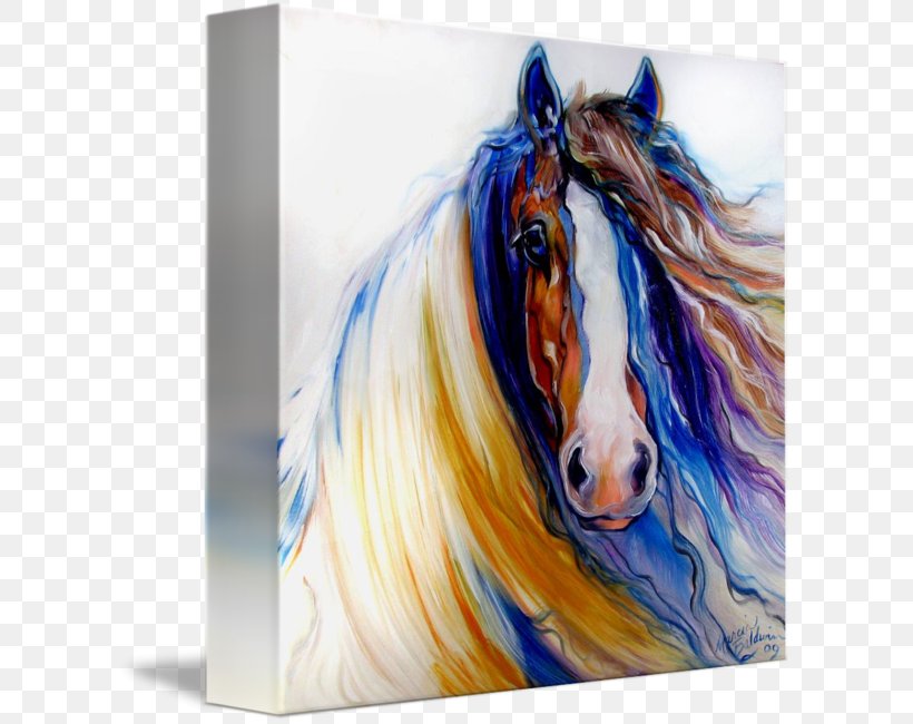 Gypsy Horse Oil Painting Canvas Print, PNG, 606x650px, Gypsy Horse, Art, Art Museum, Artist, Bridle Download Free