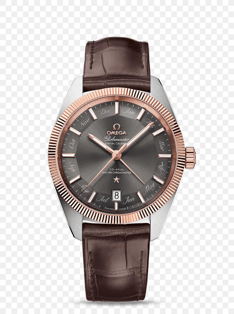 Omega SA Chronometer Watch Annual Calendar Jewellery, PNG, 800x1100px, Omega Sa, Annual Calendar, Automatic Watch, Brand, Brown Download Free