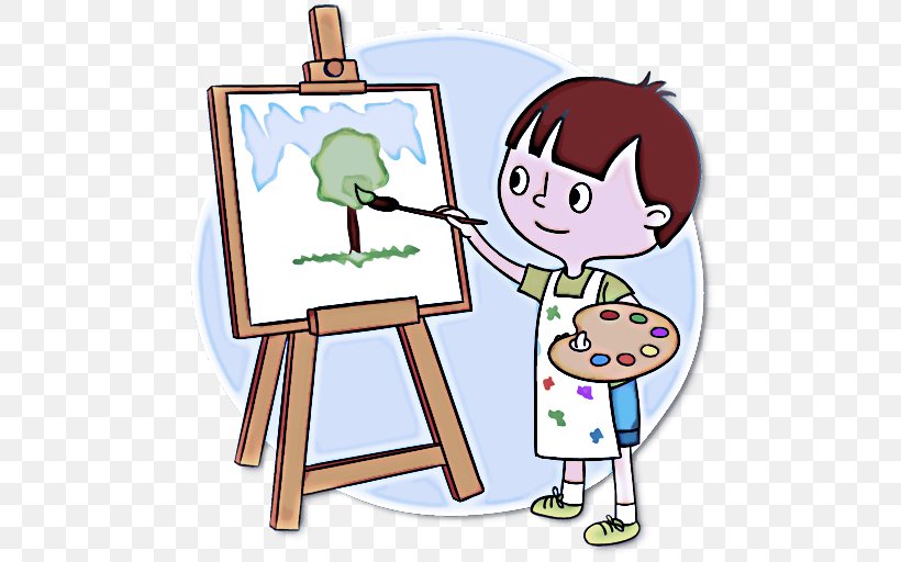 Easel Cartoon Clip Art, PNG, 512x512px, Easel, Cartoon Download Free