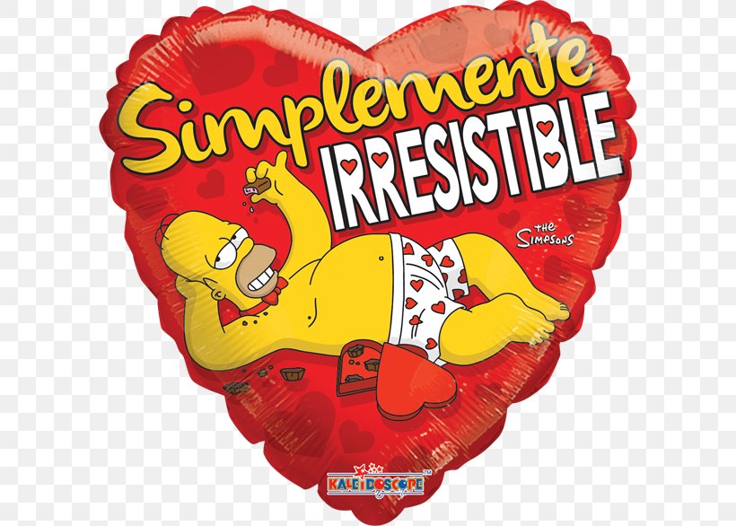 Homer Simpson Falling In Love The Simpsons Friendship, PNG, 600x586px, Homer Simpson, Arrangement, Balloon, Cupid, Falling In Love Download Free