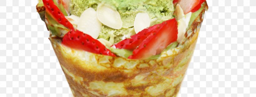 Sundae Crêpe Take-out Matcha T Swirl Crepe 14 St, PNG, 845x321px, Sundae, Cholado, Delivery, Deliverycom, Dessert Download Free