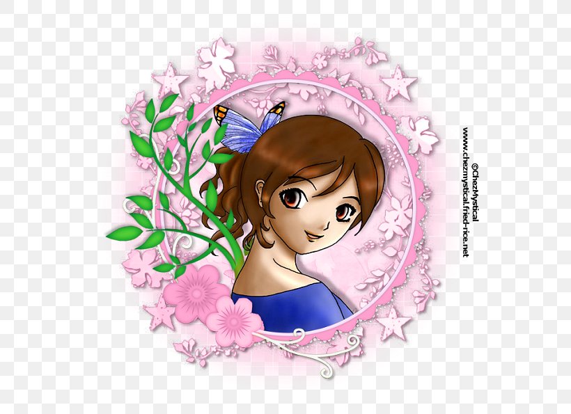 Cartoon Pink M Fairy, PNG, 595x595px, Watercolor, Cartoon, Flower, Frame, Heart Download Free