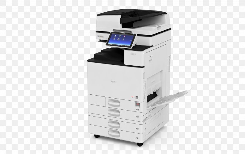 Laser Printing Ricoh Multi-function Printer Photocopier, PNG, 2048x1284px, Laser Printing, Automatic Document Feeder, Canon, Document, Image Scanner Download Free