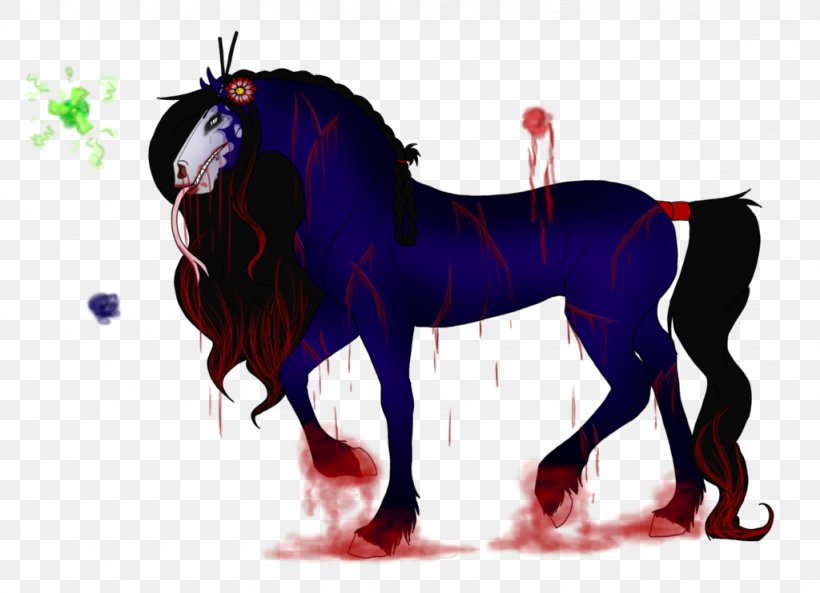 Mane Mustang Stallion Unicorn Illustration, PNG, 1024x741px, Watercolor, Cartoon, Flower, Frame, Heart Download Free