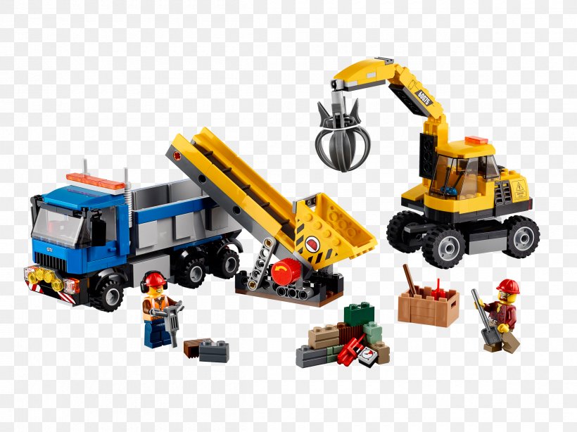 Amazon.com LEGO City 60075 Toy LEGO 60075 City Excavator And Truck, PNG, 2400x1799px, Amazoncom, Bricklink, Construction Equipment, Construction Set, Educational Toys Download Free