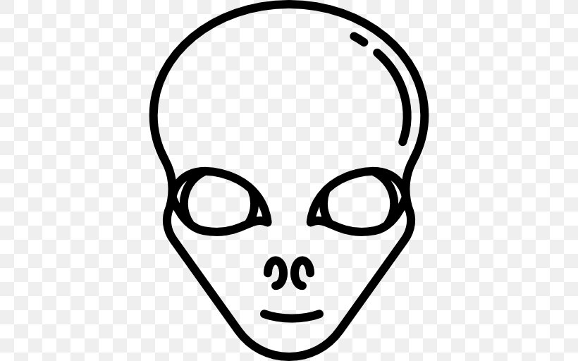 Drawing Extraterrestrials In Fiction Unidentified Flying Object Clip Art, PNG, 512x512px, Drawing, Area, Black, Black And White, Cheek Download Free