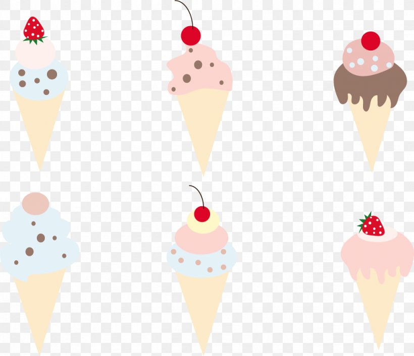 Ice Cream Cone Snow Cone Strawberry Ice Cream, PNG, 1023x882px, Ice Cream, Berry, Cone, Cream, Dairy Product Download Free