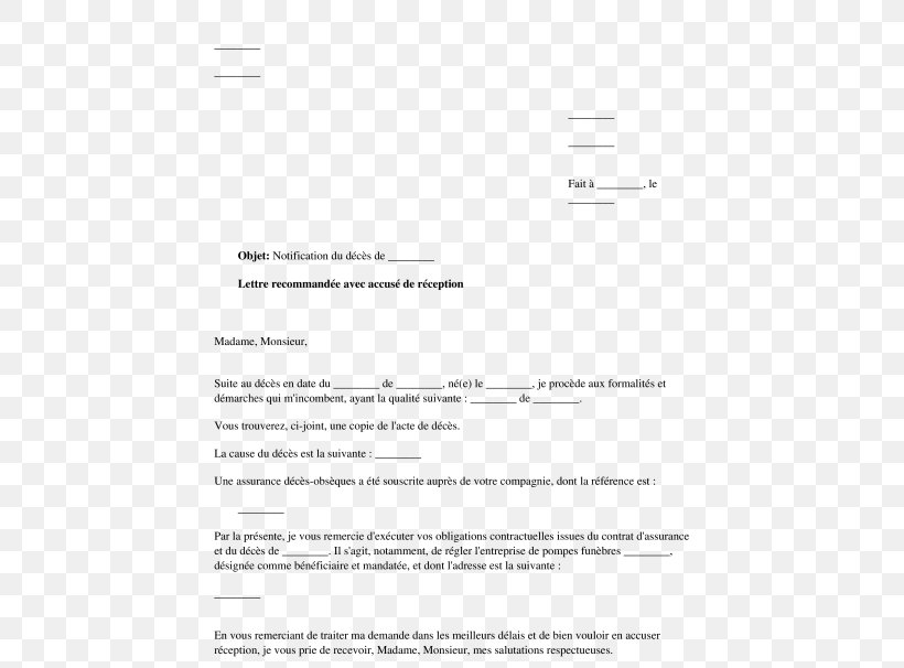Letter Life Insurance Document Death, PNG, 532x606px, Letter, Address, Area, Black And White, Brand Download Free