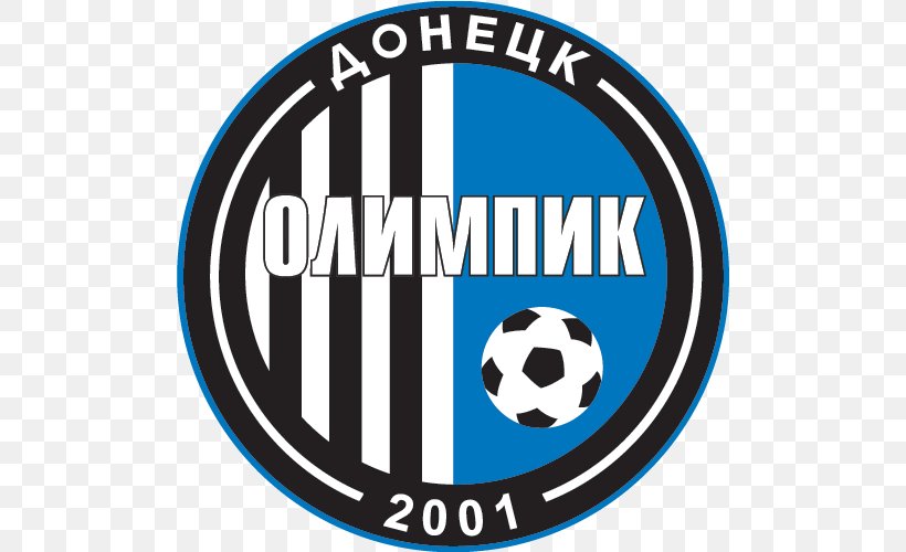 FC Olimpik Donetsk Logo Ukrainian Premier League Ukrainian First League, PNG, 500x500px, Fc Olimpik Donetsk, Area, Ball, Brand, Donetsk Download Free