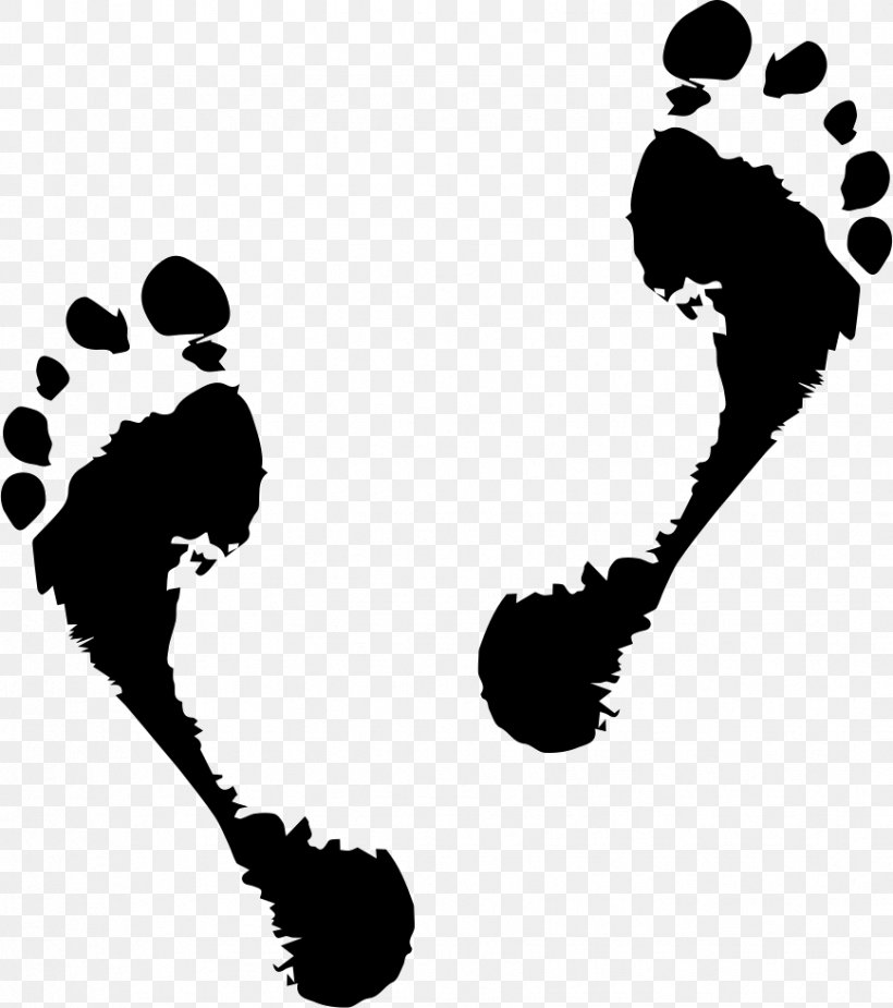 Footprint Clip Art, PNG, 868x980px, Footprint, Ankle, Black And White, Calf, Foot Download Free