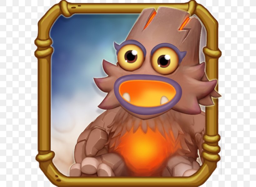 My Singing Monsters DawnOfFire Toe Big Blue Bubble, PNG, 600x600px, Watercolor, Cartoon, Flower, Frame, Heart Download Free