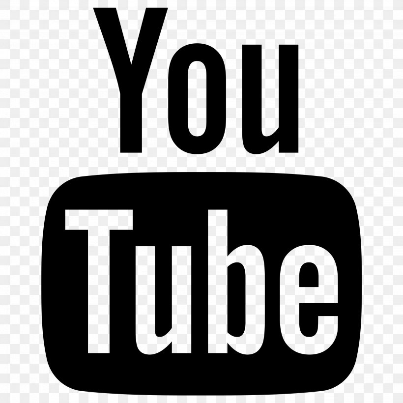 YouTube Font Awesome Logo, PNG, 2661x2661px, Youtube, Area, Black And White, Brand, Font Awesome Download Free