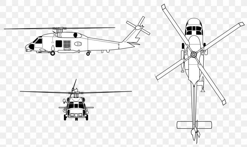 Helicopter Rotor Sikorsky HH-60 Pave Hawk Sikorsky SH-60 Seahawk Sikorsky UH-60 Black Hawk Sikorsky HH-60 Jayhawk, PNG, 1600x953px, Helicopter Rotor, Aircraft, Black And White, Drawing, Helicopter Download Free