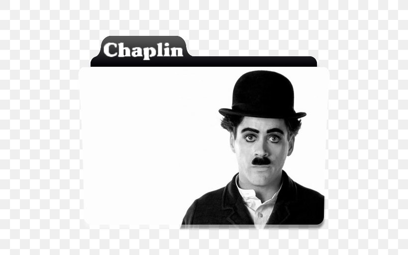 Robert Downey Jr. Chaplin Tramp Film Actor, PNG, 512x512px, Robert Downey Jr, Actor, Anthony Hopkins, Black And White, Brand Download Free