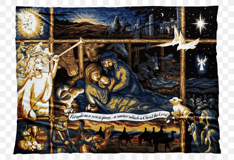 Christmas Day Nativity Scene Christmas Decoration Holy Family Blanket, PNG, 2250x1540px, Christmas Day, Art, Blanket, Christmas Decoration, Holy Family Download Free