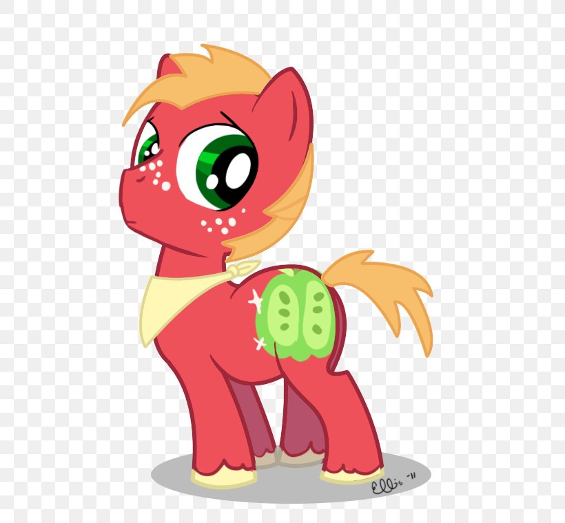 Pony Big McIntosh Clip Art Macintosh Horse, PNG, 652x760px, Watercolor, Cartoon, Flower, Frame, Heart Download Free