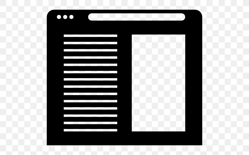 Web Browser Website Wireframe, PNG, 512x512px, Web Browser, Area, Black, Black And White, Brand Download Free