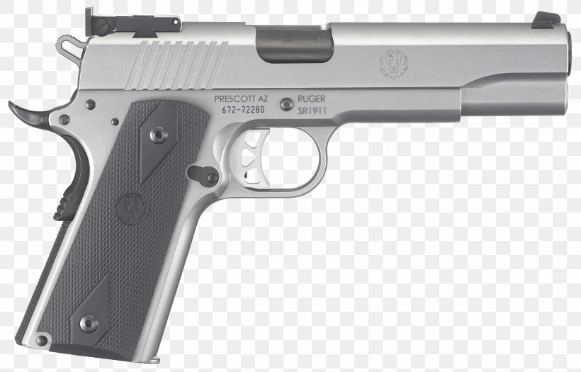 Ruger SR1911 10mm Auto Sturm, Ruger & Co. .45 ACP Pistol, PNG, 5002x3205px, 10mm Auto, 45 Acp, 919mm Parabellum, Ruger Sr1911, Air Gun Download Free