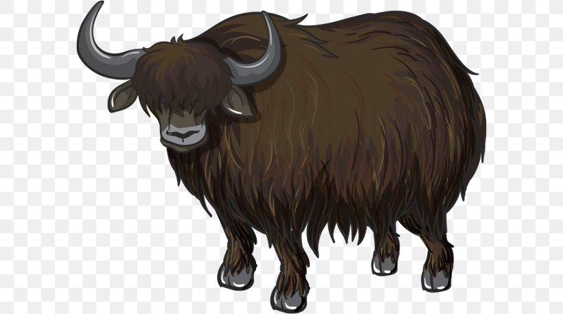 Domestic Yak Royalty-free Clip Art, PNG, 600x458px, Domestic Yak, American Bison, Bull, Cattle Like Mammal, Cow Goat Family Download Free