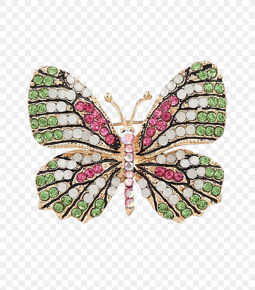 Imitation Gemstones & Rhinestones Brooch Clothing Accessories T-shirt Butterfly, PNG, 700x931px, Imitation Gemstones Rhinestones, Bijou, Brilliant, Brooch, Brush Footed Butterfly Download Free