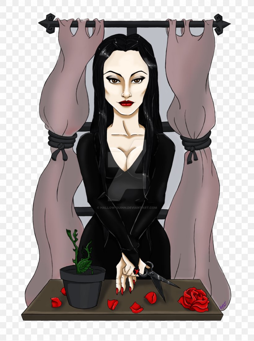 Morticia Addams The Addams Family Artist Cartoon Character, PNG, 1024x1375px, Morticia Addams, Addams Family, Artist, Black Hair, Cartoon Download Free