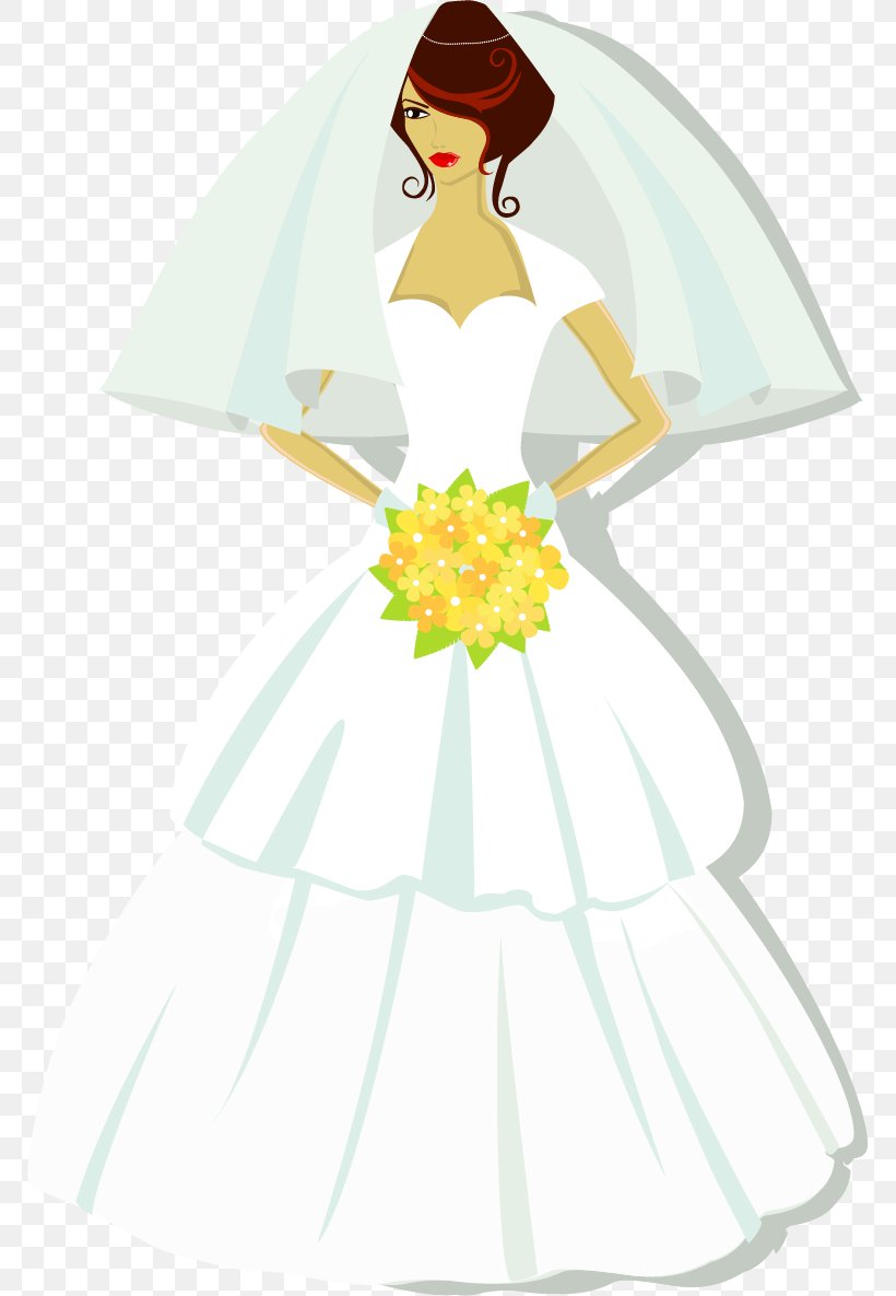Wedding Invitation Bride Bridal Shower, PNG, 769x1185px, Watercolor, Cartoon, Flower, Frame, Heart Download Free