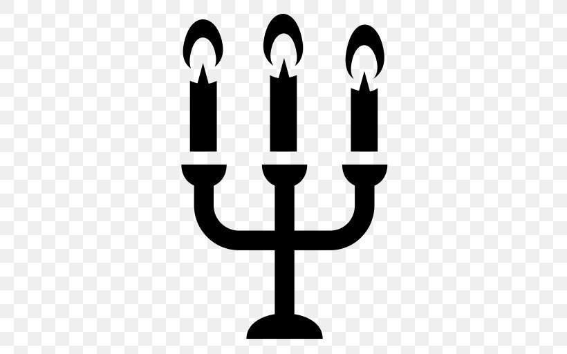 Black & White Candelabra Clip Art, PNG, 512x512px, Black White, Black And White, Candelabra, Candle, Candle Holder Download Free