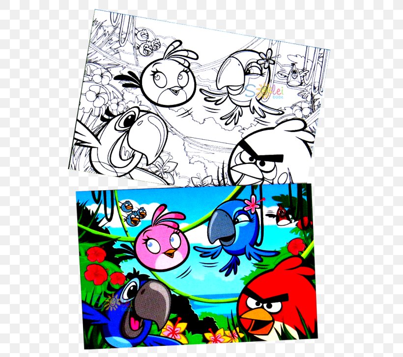 Jigsaw Puzzles Angry Birds Rio Drawing Coloring Book, PNG, 600x728px, Jigsaw Puzzles, Angry Birds, Angry Birds Rio, Area, Art Download Free