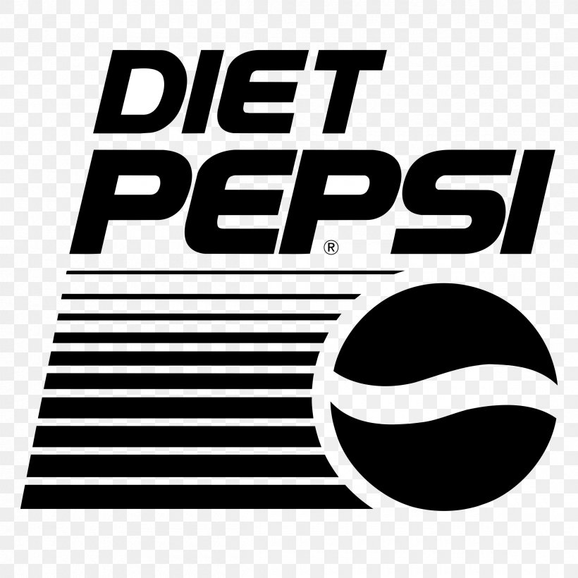 Logo Pepsi Brand Product Design Trademark, PNG, 2400x2400px, Logo, Area, Black And White, Brand, Diet Pepsi Download Free