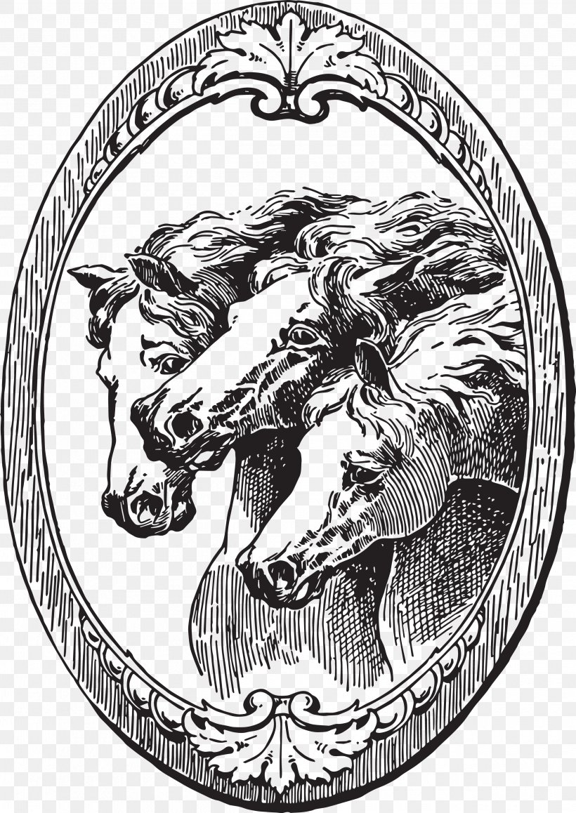 Mustang Pony Wild Horse Clip Art, PNG, 2500x3532px, Mustang, Art, Black And White, Carnivoran, Crest Download Free