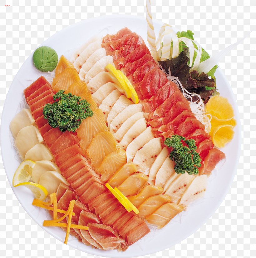 Sushi Japanese Cuisine Makizushi Sashimi Garnish, PNG, 2533x2551px, Sushi, Albom, Asian Food, Carpaccio, Chinese Food Download Free